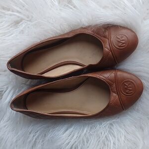 Michael Kors  quilted  leather flats